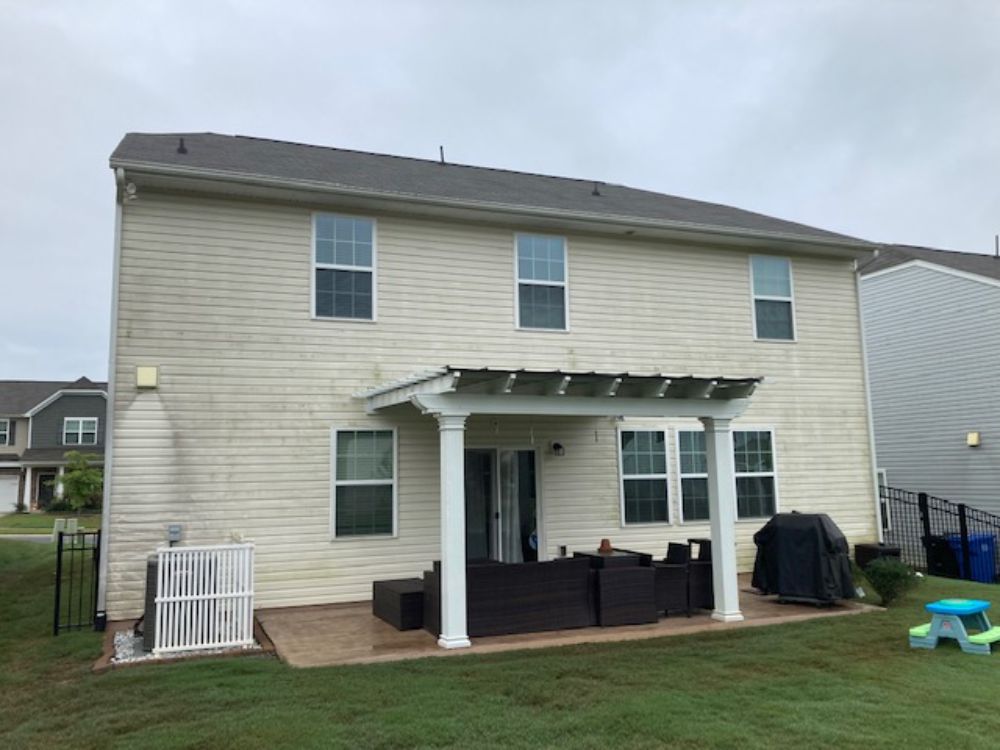 Low pressure house wash in mooresville nc