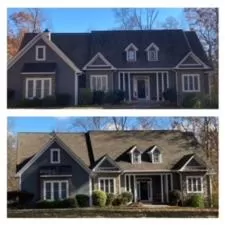Roof Cleaning, Gutter Brightening and Driveway Cleaning in Mt Ulla NC 2