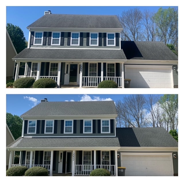 Roof cleaning kannapolis nc