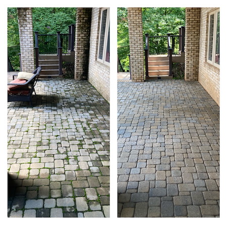 Davidson nc paver sealing how to fix white haze and trapped moisture