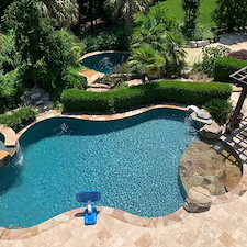 Professional Pool Deck Cleaning in Davidson, NC | Greenside Pro Wash Poolside Surface Cleaning Image